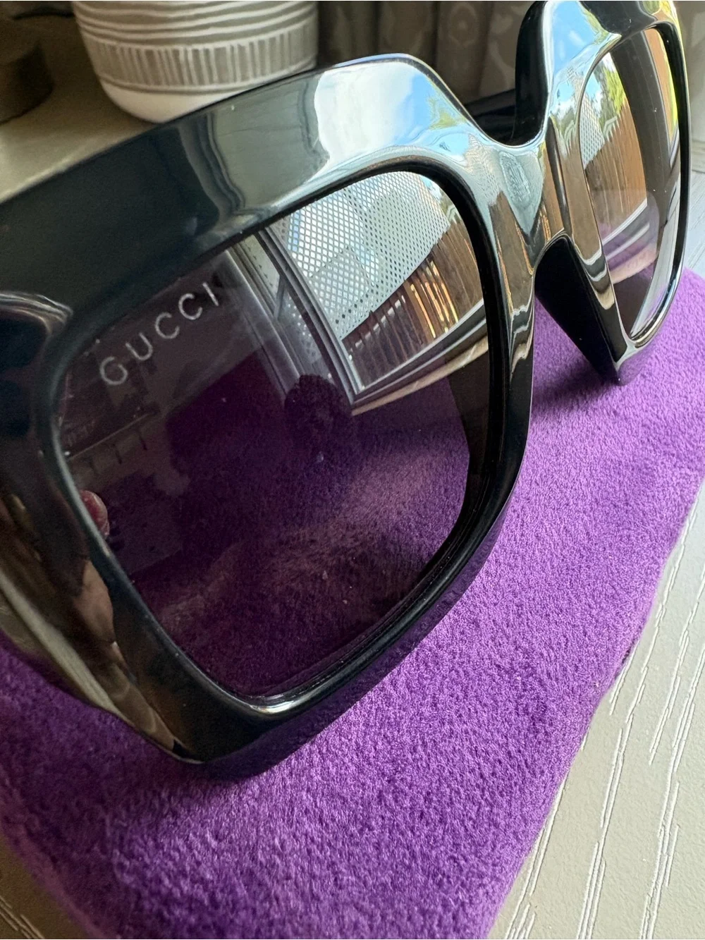 Gucci Oversized Square Sunglasses in Black